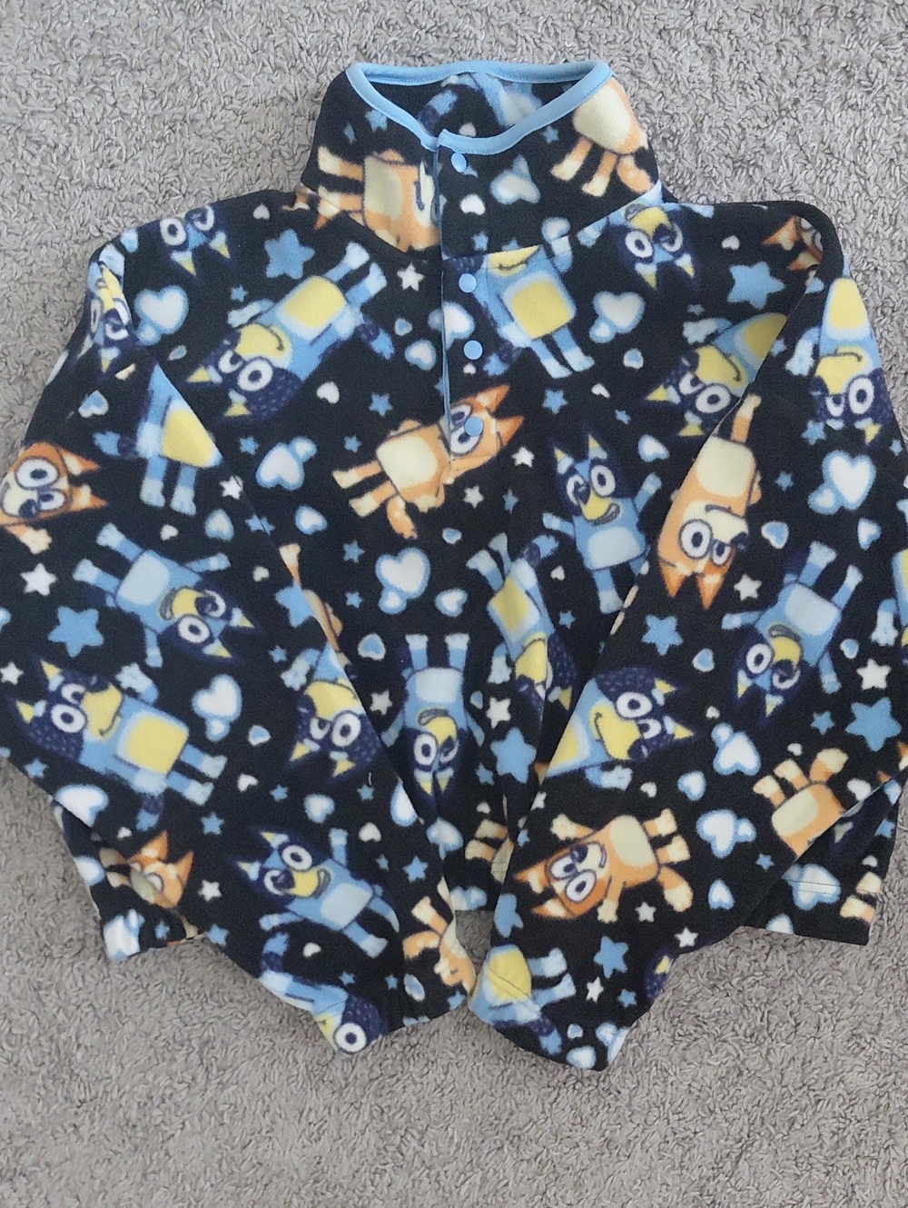 Bluey Fleece Crop Sweater
